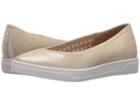 Anne Klein Overthetop (metallic Natural/natural/white Synthetic) Women's Flat Shoes