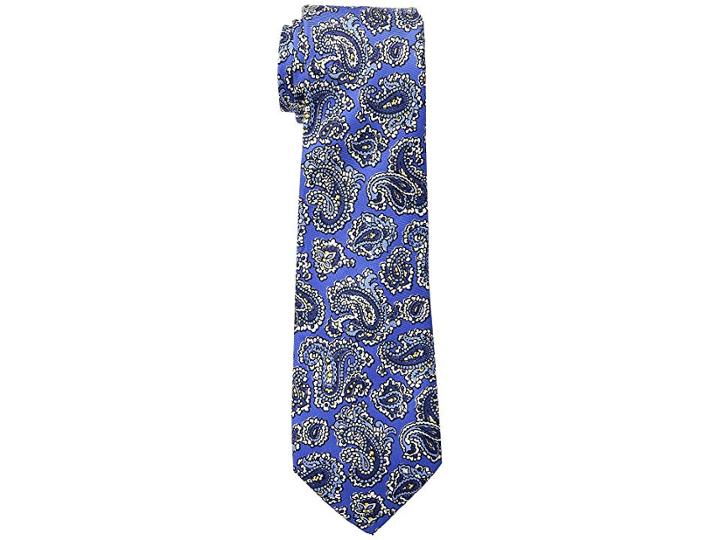 Lauren Ralph Lauren Small Paisley Tie (blue) Ties