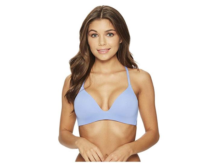 Vince Camuto Riviera Solids Molded Bikini Top W/ Soft Cups (lagoon) Women's Swimwear