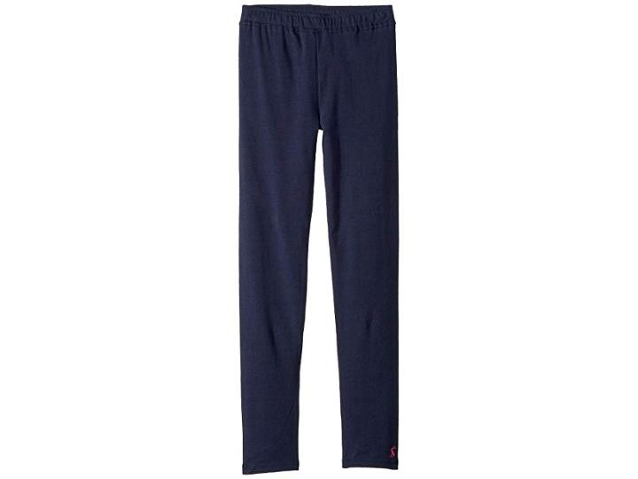 Joules Kids Jersey Leggings (toddler/little Kids/big Kids) (french Navy) Girl's Casual Pants