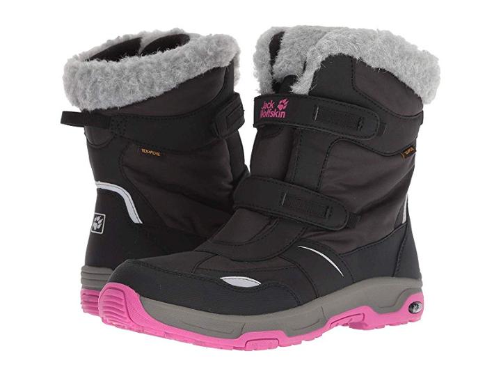 Jack Wolfskin Kids Snow Flake Waterproof (toddler/little Kid/big Kid) (black) Girls Shoes