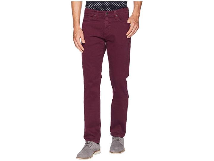 Agave Denim Rinson Twill Rocker Fit In Grape Wine (grape Wine) Men's Casual Pants