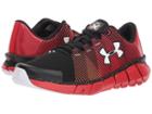 Under Armour Kids Ua X Level Scramjet (big Kid) (black/red/white) Boys Shoes
