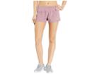 Nike Dry Short Crew 2 (plum Dust/reflective Silver) Women's Shorts