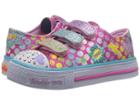 Skechers Kids Shuffles 10835l Lights (little Kid/big Kid) (hot Pink/multi) Girl's Shoes