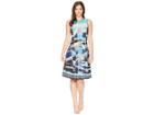 Nic+zoe Going Places Twirl Dress (multi) Women's Dress