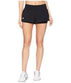 Adidas Essex Shorts (black/white) Women's Shorts