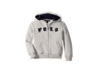 Polo Ralph Lauren Kids Cotton-blend Fleece Hoodie (little Kids/big Kids) (andover Heather) Boy's Sweatshirt