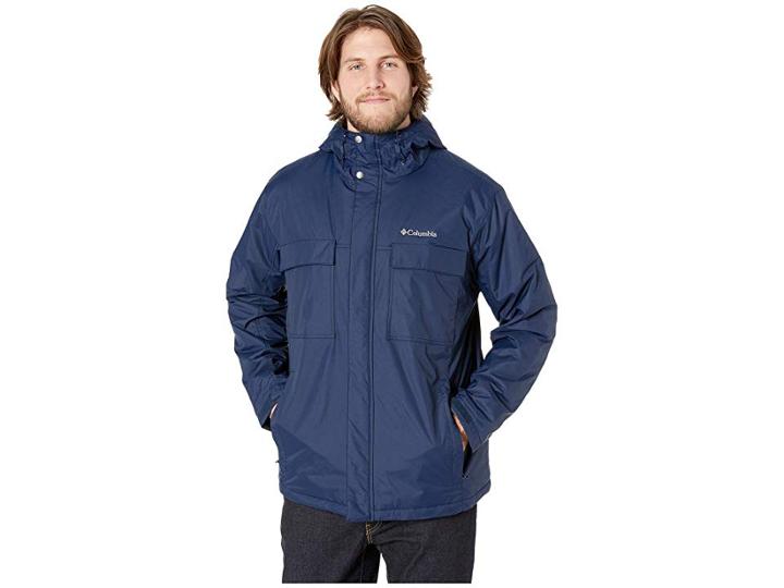 Columbia Big Tall Ten Fallstm Jacket (collegiate Navy) Men's Coat
