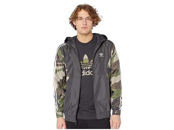 Adidas Originals Camo Windbreaker (utility Black) Men's Coat