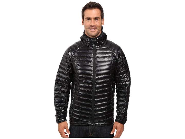 Mountain Hardwear Ghost Whisperer Hooded Down Jacket (black) Men's Coat