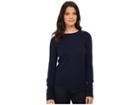 Equipment Sloane Crew Neck L/s Top (peacoat) Women's Long Sleeve Pullover