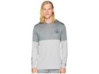 Volcom Lido Heather Block Long Sleeve (pewter) Men's Clothing