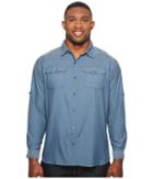 Columbia Big Tall Pilsner Peak Ii Long Sleeve Shirt (whale) Men's Long Sleeve Button Up