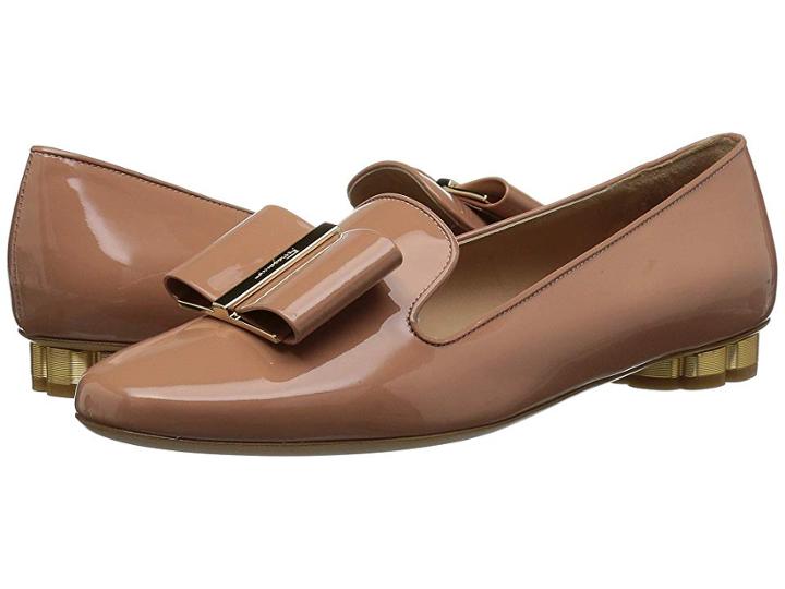 Salvatore Ferragamo Sarno (patent New Blush) Women's Shoes