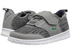 Lacoste Kids L.ight (little Kid) (dark Grey/navy) Girl's Shoes