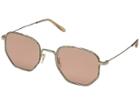 Oliver Peoples Alland (mocha Marble/gold) Fashion Sunglasses