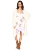 Free People By The Campfire Cardigan (ivory) Women's Clothing