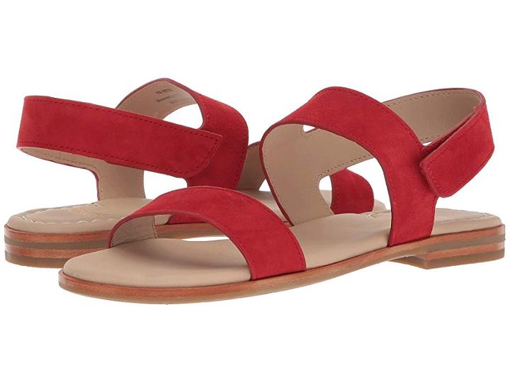 Johnston & Murphy Rosalie (red Kid Suede) Women's Dress Sandals