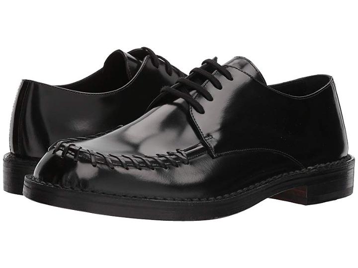 Marni Whip Stitch Oxford (black/black) Men's Shoes