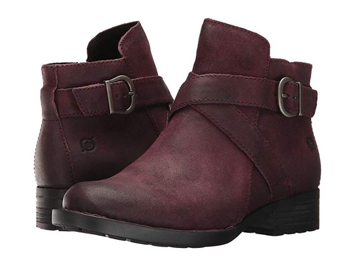 Born Trinculo (burgundy Distressed) Women's Boots