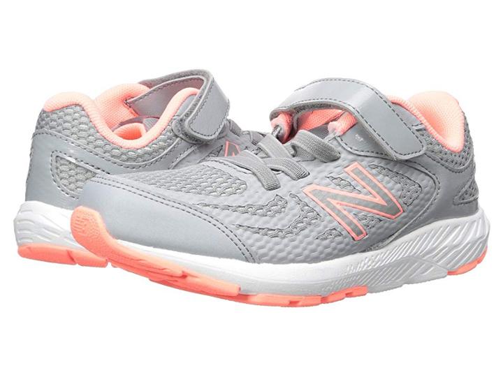 New Balance Kids Kv519v1y (little Kid/big Kid) (steel/azalea) Girls Shoes