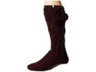 Ugg Cozy Slipper Socks (port Heather) Women's Crew Cut Socks Shoes