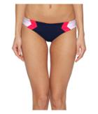 L*space Color Block Barracuda Classic Bottom (midnight Blue/pink) Women's Swimwear