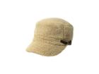 San Diego Hat Company Cth8144 Washed Faux Sherpa Cadet With Faux Leather Side Detail (beige) Caps