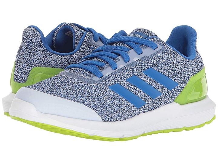Adidas Kids Cosmic 2 Sl (little Kid/big Kid) (blue/solar Slime) Boys Shoes