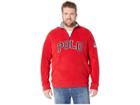 Polo Ralph Lauren Big Tall Polar Fleece 1/2 Zip (ralph Red) Men's Coat