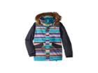 Burton Kids Girls Whiply Bomber Jacket (little Kids/big Kids) (mijita/denim) Girl's Jacket