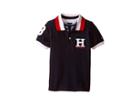 Tommy Hilfiger Kids Short Sleeve Matt Polo (toddler/little Kids) (mast Navy) Boy's Short Sleeve Knit