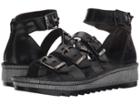 Naot Begonia (black Madras Leather) Women's Sandals