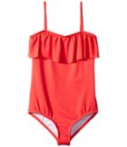 Billabong Kids Sol Searcher One-piece (little Kids/big Kids) (geranium) Girl's Swimsuits One Piece