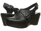 Dansko Vinnie (black Distressed) Women's Clog Shoes