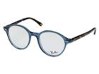 Ray-ban 0rx7118 50mm (transparent Blue) Fashion Sunglasses