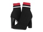 Calvin Klein Antonette (black/rogue Ribbed Stretch Knit) Women's Shoes