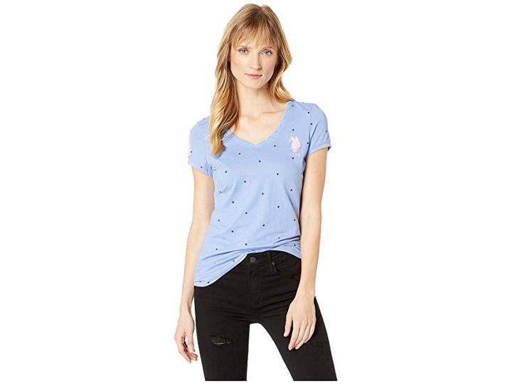 U.s. Polo Assn. Tees (blue Heaven) Women's T Shirt