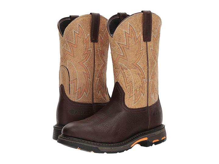 Ariat Workhog Raptor (chocolate/crazy Tan) Cowboy Boots