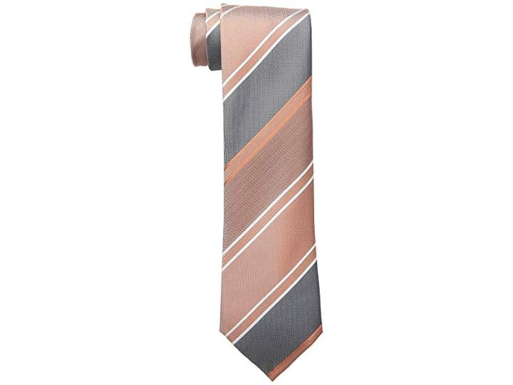 Kenneth Cole Reaction Oversize Stripe (melon) Ties