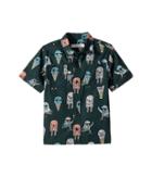 Stella Mccartney Kids Rowan Ice Cream Monster Print Button-down Shirt (toddler/little Kids/big Kids) (green) Boy's Clothing
