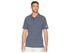 Adidas Golf Ultimate 2-color Stripe Polo (collegiate Navy/white) Men's Clothing