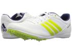 Adidas Running Distancestar (footwear White/zero Metallic/solar Slime) Men's Running Shoes