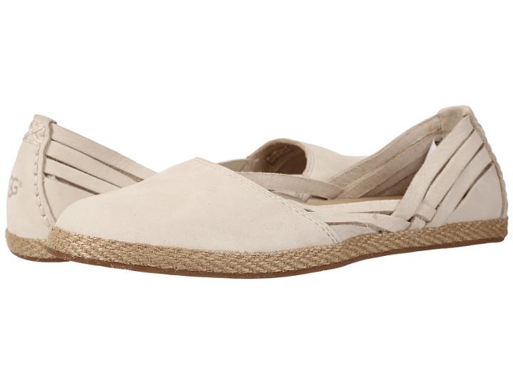 Ugg Tippie (antique White Nubuck) Women's Flat Shoes