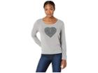 Life Is Good Supreme Scoop Pullover (heather Gray) Women's T Shirt