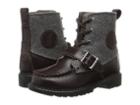 Polo Ralph Lauren Kids Ranger Hi Ii (toddler) (chocolate Burnished Leather/grey Wool) Boys Shoes