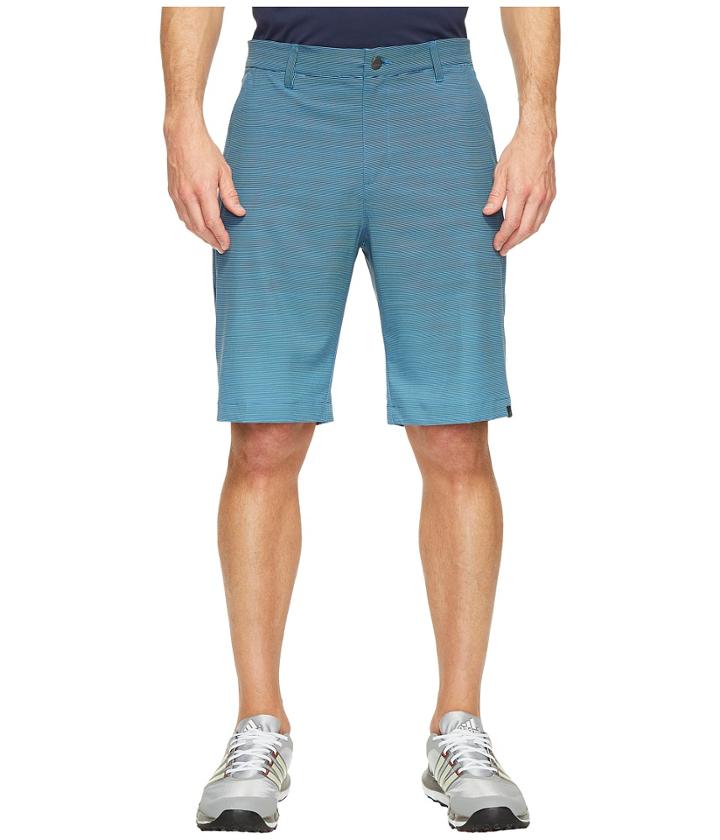 Adidas Golf Ultimate 365 Gradients Stripe Shorts (joy Blue) Men's Shorts