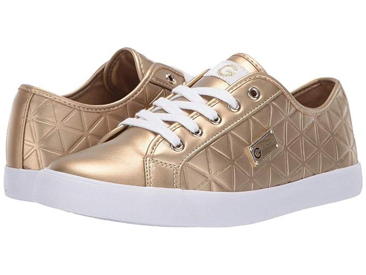 G By Guess Oking (gold) Women's Lace Up Casual Shoes