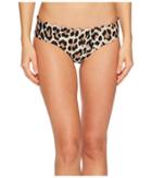 Kate Spade New York Crystal Cove #70 Scalloped Hipster Bikini Bottom (black) Women's Swimwear